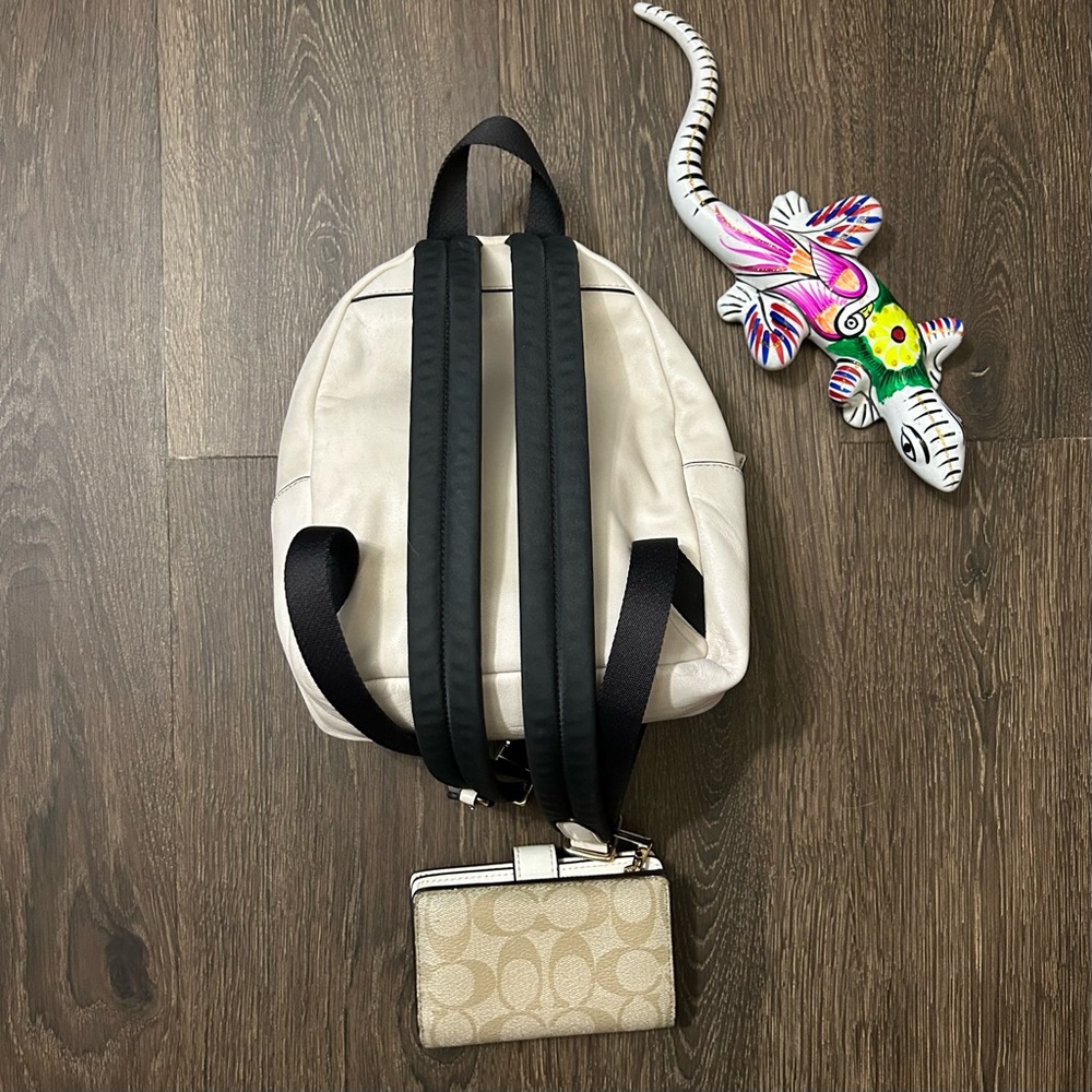 Mini Charlie Backpack In Signature Canvas with Wallet - Picture 2 of 16